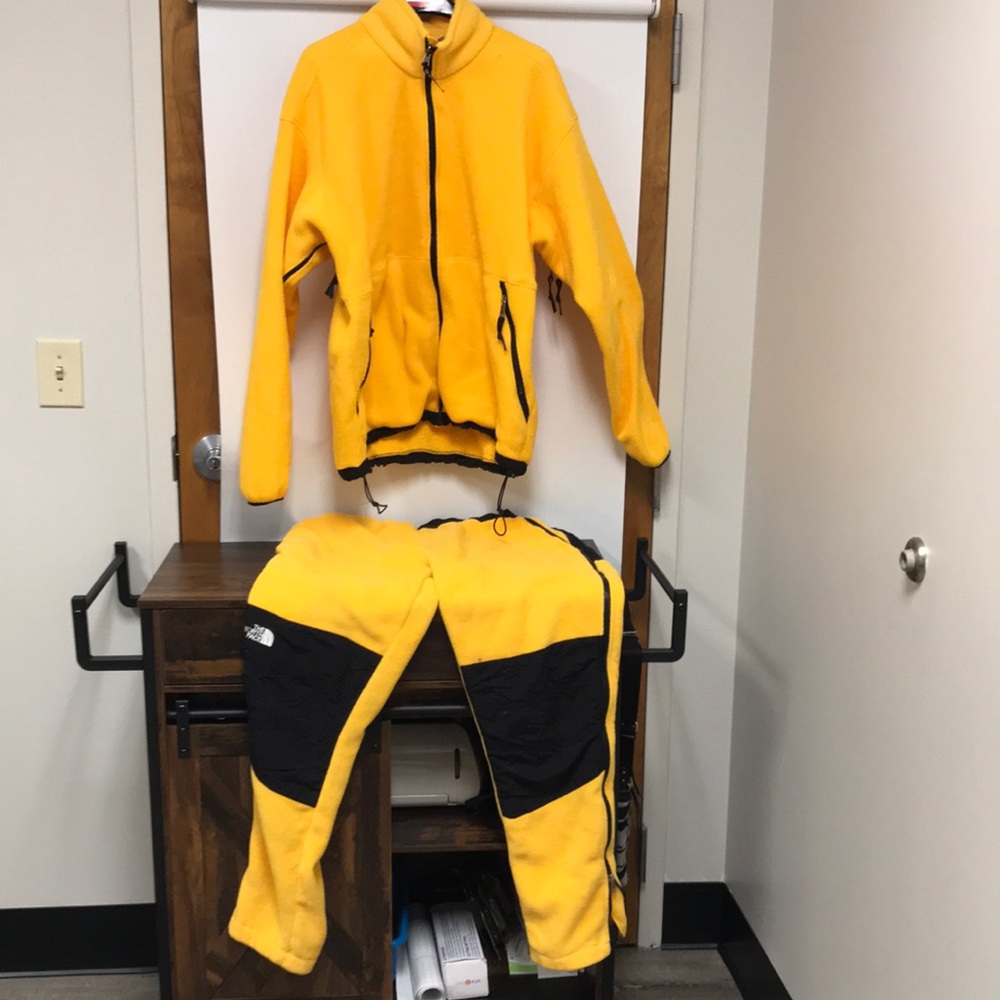 Vintage 90s The North Face Polartec Gold Fleece Jacket and Pants Set